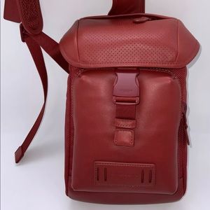 Coach Ranger Mini Sling Crossbody Bag Red Crimson